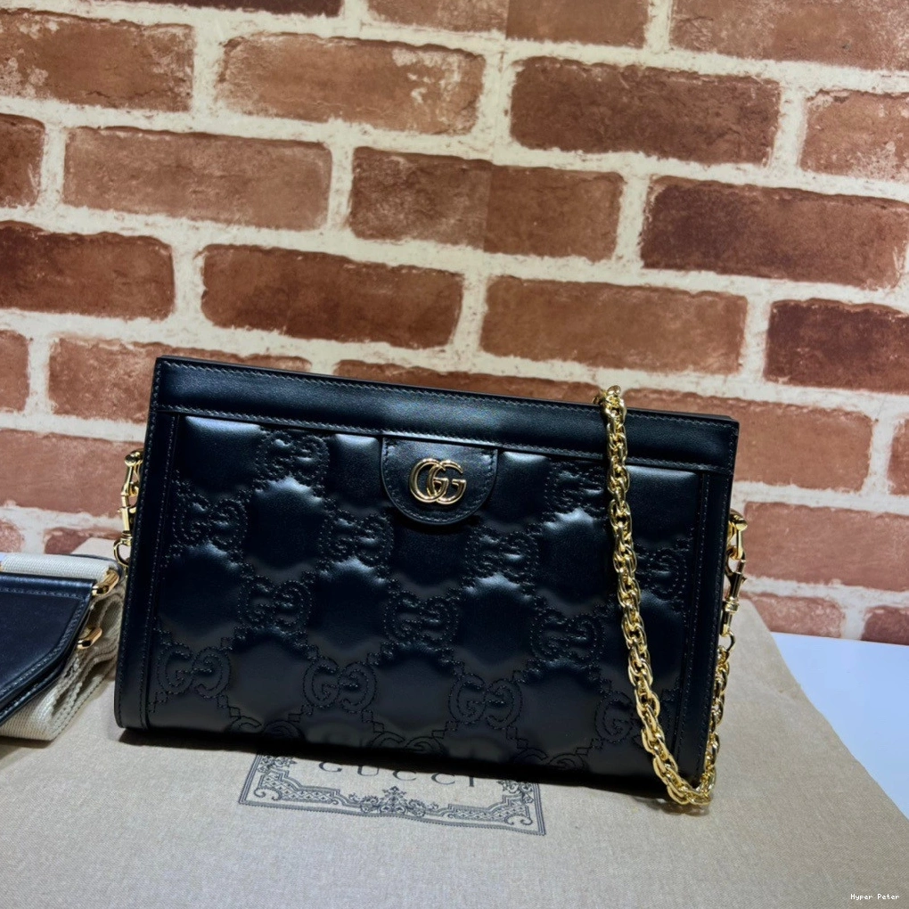 Hyper Peter bag GG leather shoulder GUCCI matelassé 0710